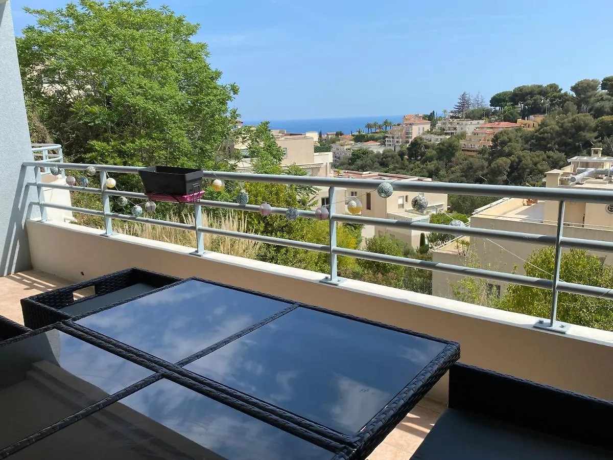 FABRON vue mer 4 personne parking Nice Appartement